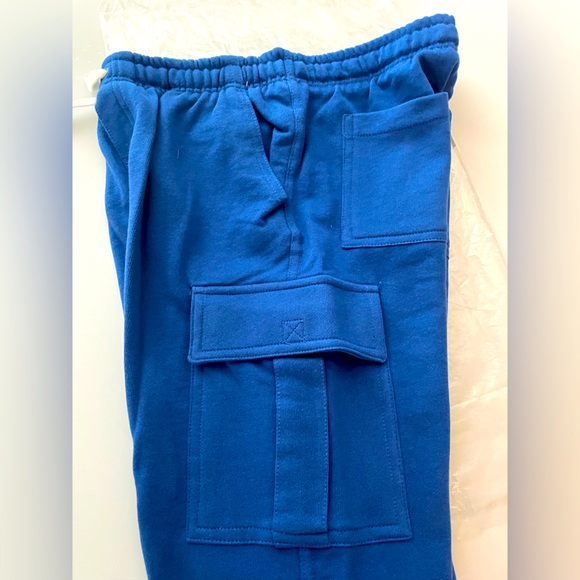 Boys Gymboree Sz 12 Royal Blue Jersey Cargo Shorts NWT - Picture 5 of 6